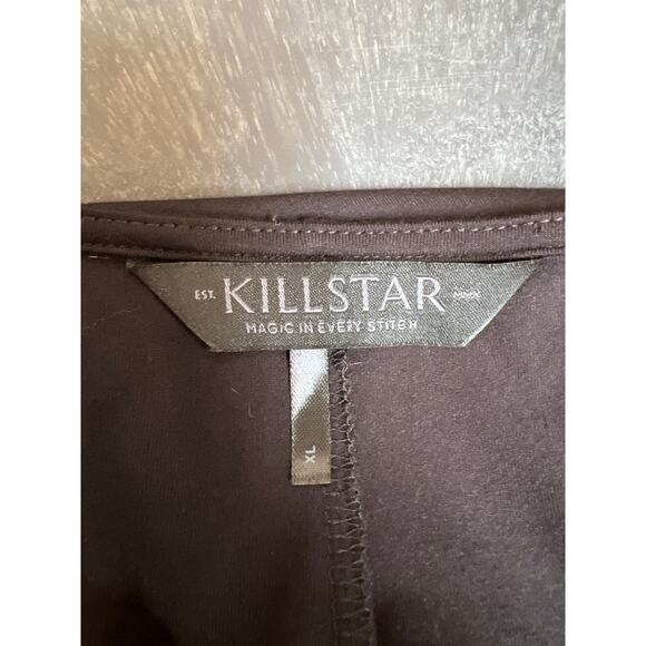 Killstar Repent Long Sleeve Asymmetric Hem Tunic Women's Size XL Black - Picture 3 of 4